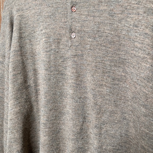 Vtg St Croix Shop Mens XL Sweater Long Sleeve Collared Button Neck Knit Menswear - Picture 2 of 7